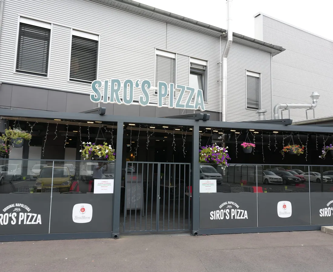 Außenansicht der Osteria Siros am MediaMarkt in Hannover